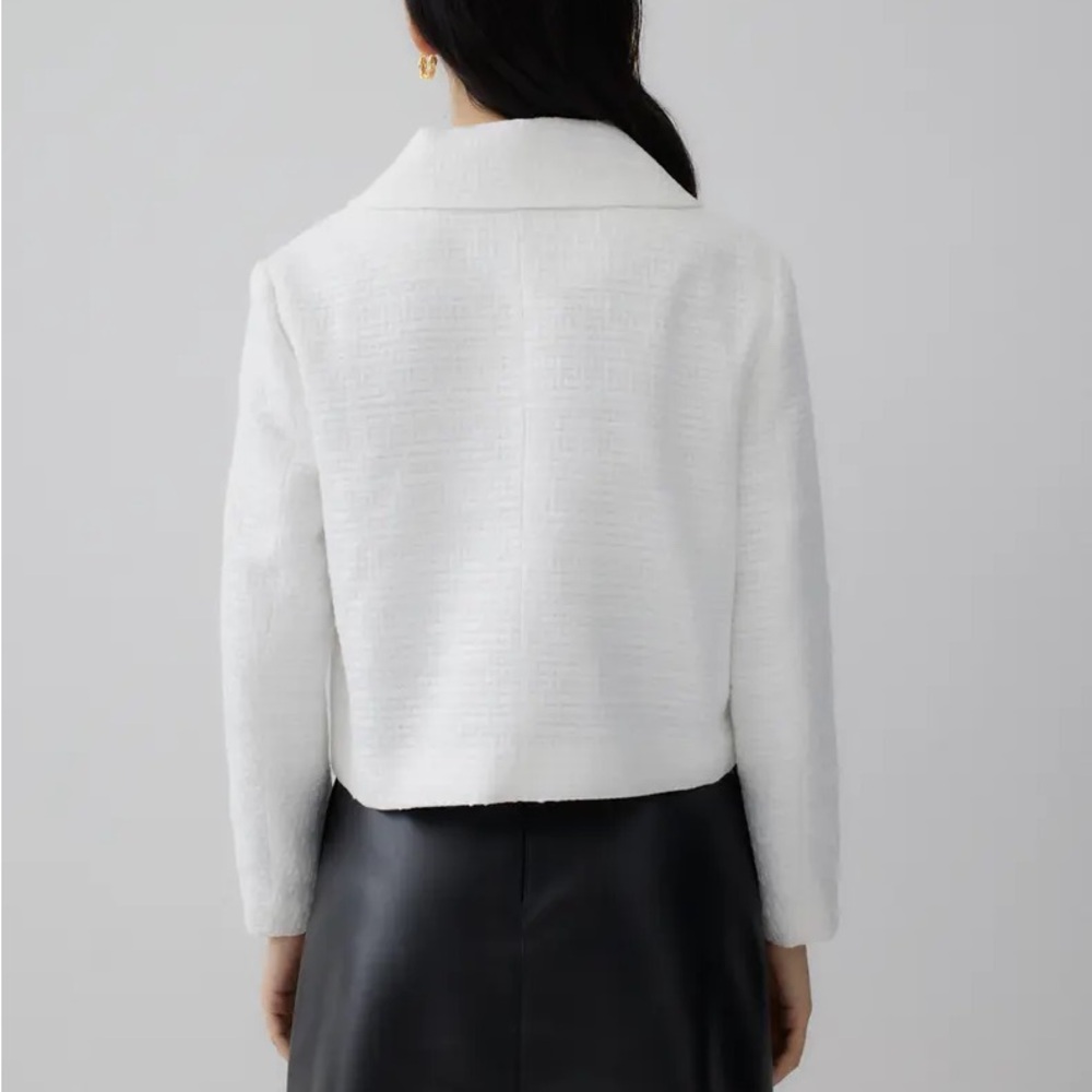 Jacinta Tweed Button Front Jacket - image 5